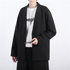 秋季小西装男士帅气坠感轻奢西服上衣韩版休闲男装外套W1243-P59，男装西服，星座512-4