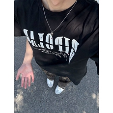 万针全刺绣工艺抖音得物高品质260克重磅纯棉双纱美式高街短袖T恤，男装T恤，电商A486-1