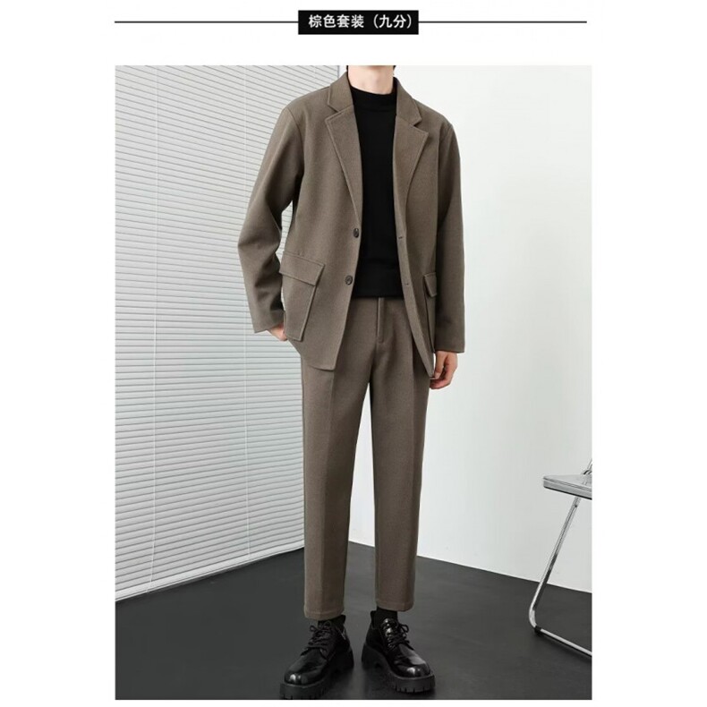 1506-1/GV170/P76港风潮流休闲西服男春秋百搭宽松款,男装西服,星座1506A