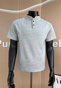 网图-夏季高街痞帅POLO衫正肩拼接男装短袖T恤大码上衣S430-特28图片