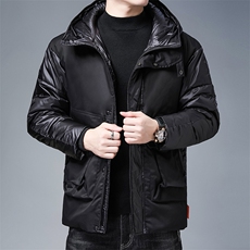 冬季新款中年羽绒爸爸装厚款男保暖男装休闲外套ZSF-108-P350，男装羽绒服，电商B212（原钱塘6029）