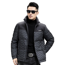 B8006钱塘2020-3新款时尚休闲冬季厚款简约中年男士羽绒服P245，男装羽绒服，钱塘207-3