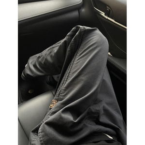 三条杠条纹直筒卫裤男工装休闲裤美式篮球运动裤子B842-P50图片