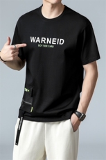 新款透气短袖T恤男夏季薄款半袖体恤时髦2024新款宽松衣服P78，男装T恤，钱塘6003A(原)4033A
