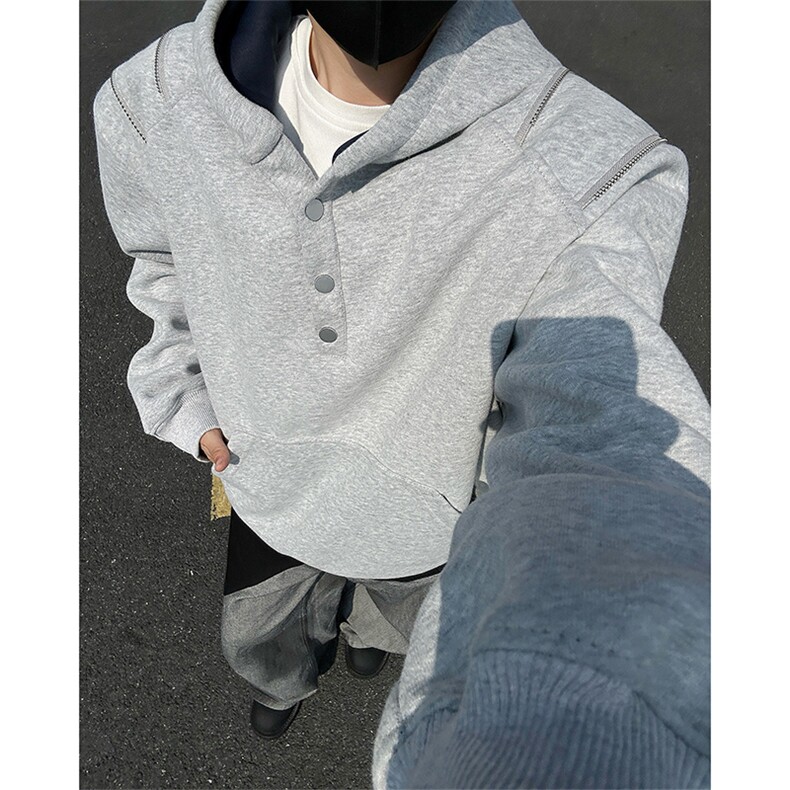 现货~420克高品质拉链设计连帽卫衣外套WY979P78,女装短外套,星座908
