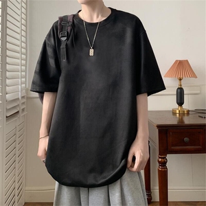 抖音得物直播高品质二开240克美式高街麂皮绒光版纯色短袖t恤12.5图片 抖音得物直播高品质二开240克美式高街麂皮绒光版纯色短袖t恤12.5图片