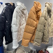 羽绒衣拼接水貂毛，其它，可家 cutiesister