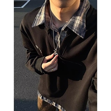 网图现货足衬衫V领假两件polo衫卫衣男长袖T恤W39特P40，男装T恤，星座205-3