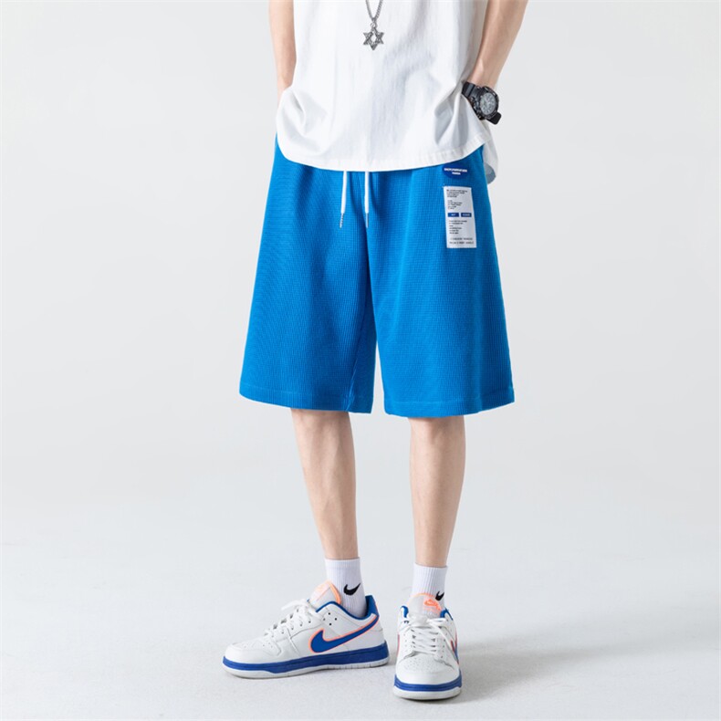 ！2023夏季新款男士华夫格短裤潮牌情侣五分裤DK666P25,男装休闲裤,电商B220
