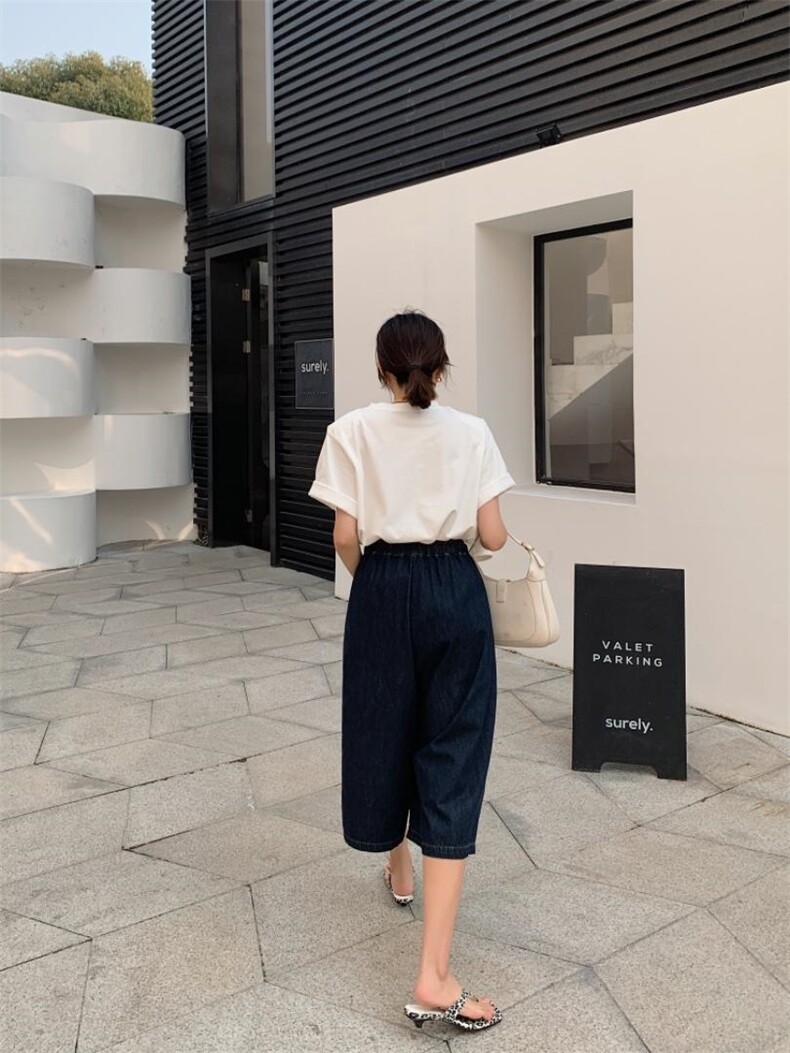 牛仔裤裙，女装牛仔裤，肆尔