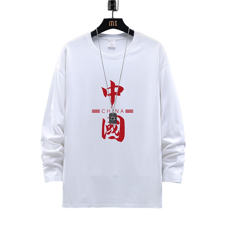TX3198-P25纯长袖t恤男大码圆领打底衫体恤展架,男装T恤,电商A040A