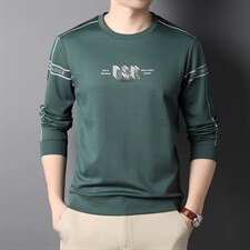 秋冬款卫衣男无帽外套中年套头长袖宽松休闲保暖上衣HPN769-P80，男装T恤，电商B212（原钱塘6029）
