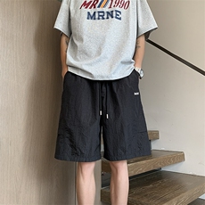 夏季新款拼接打褶刺绣金属丝短裤XZ604-DK228-特P30控58，男装牛仔裤，星座604