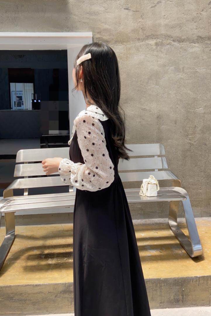 拼接连衣裙，女装连衣裙，Linda Jean