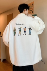 麂皮绒夹克男大码立领褂子外套JK85043-P68加绒款-P78，男装夹克，电商A040