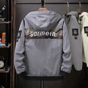 加肥加大码男连帽夹克5032-1_9023（M-4XLP65 5XL-9XLP75图片