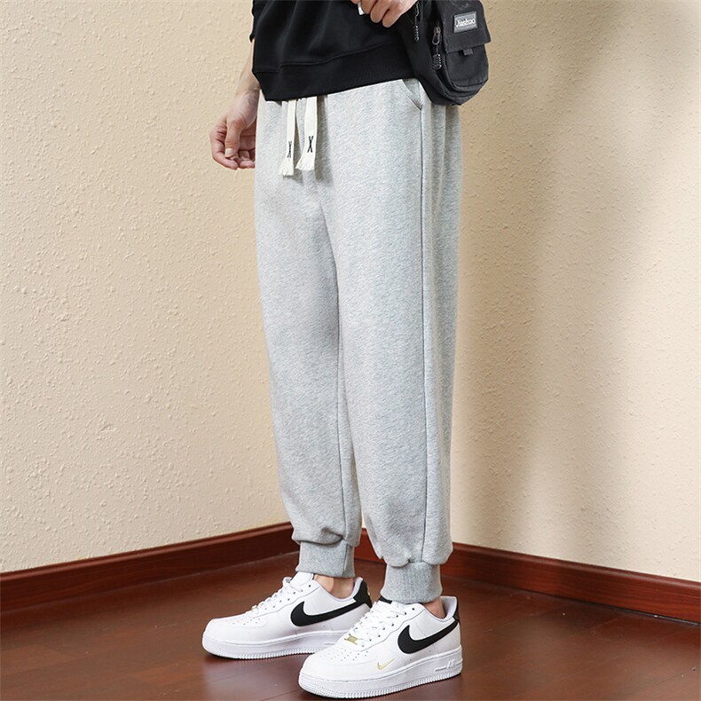 2025秋装新款现货特价情侣休闲纯色螺纹束脚运动长裤子YK101-P13，女装休闲裤，星座1816-2（原1210–2）