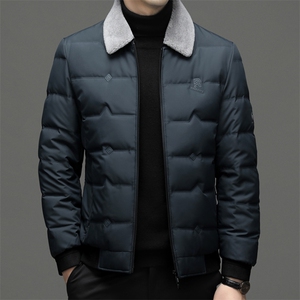 CSYR98213钱塘2020-2冬季厚款商务休闲翻领中年男士羽绒服P225图片