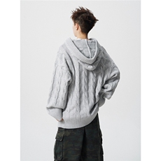 美式针织衫慵懒风毛衣D309B-MY01-P75128，男装针织衫/毛衣，电商D309B