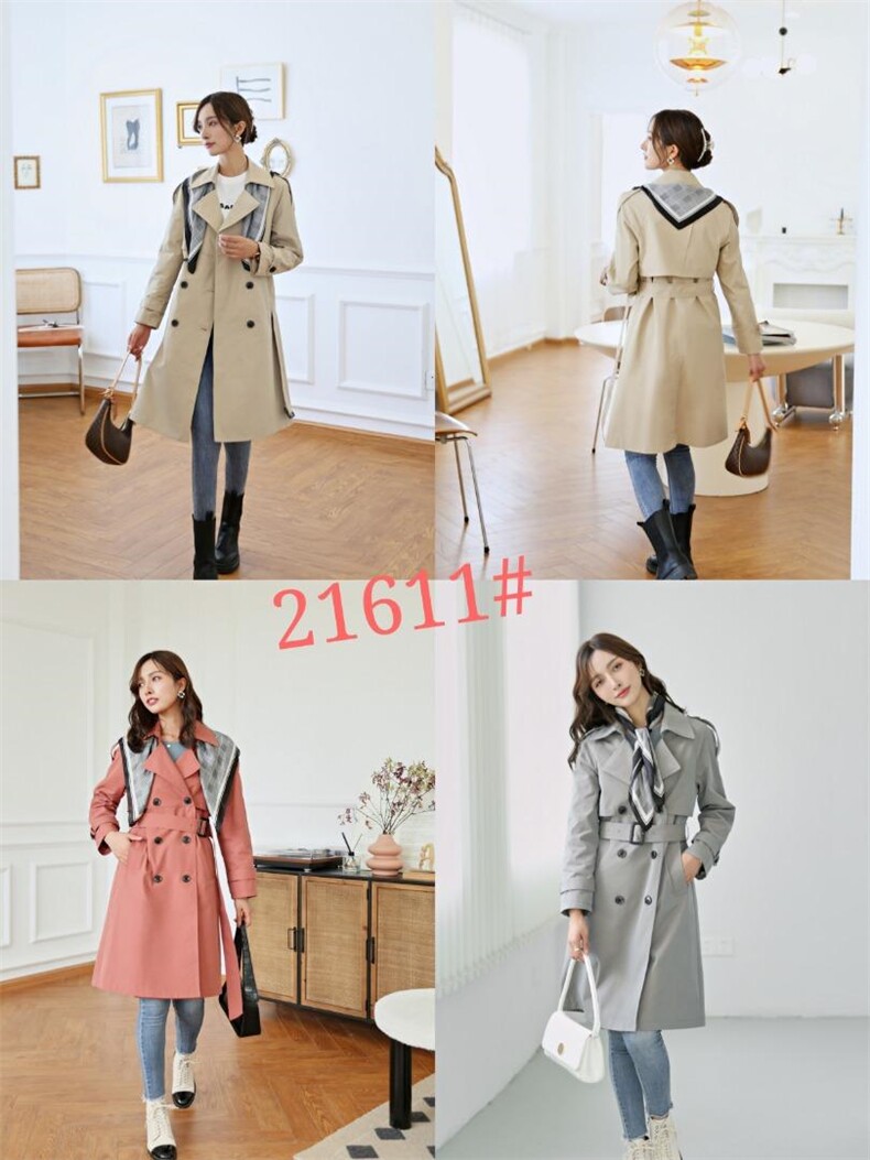 秋季新款，主打风衣外套，女装风衣，红雀纺