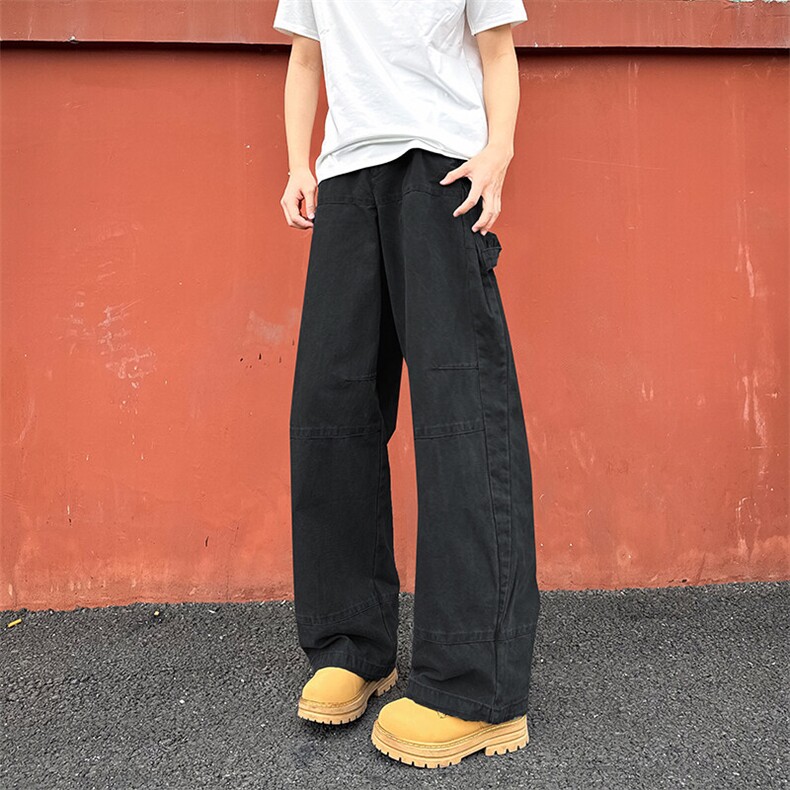 美拉德半松紧休闲裤工装裤B342-K9038-特P55,男装休闲裤,电商B342