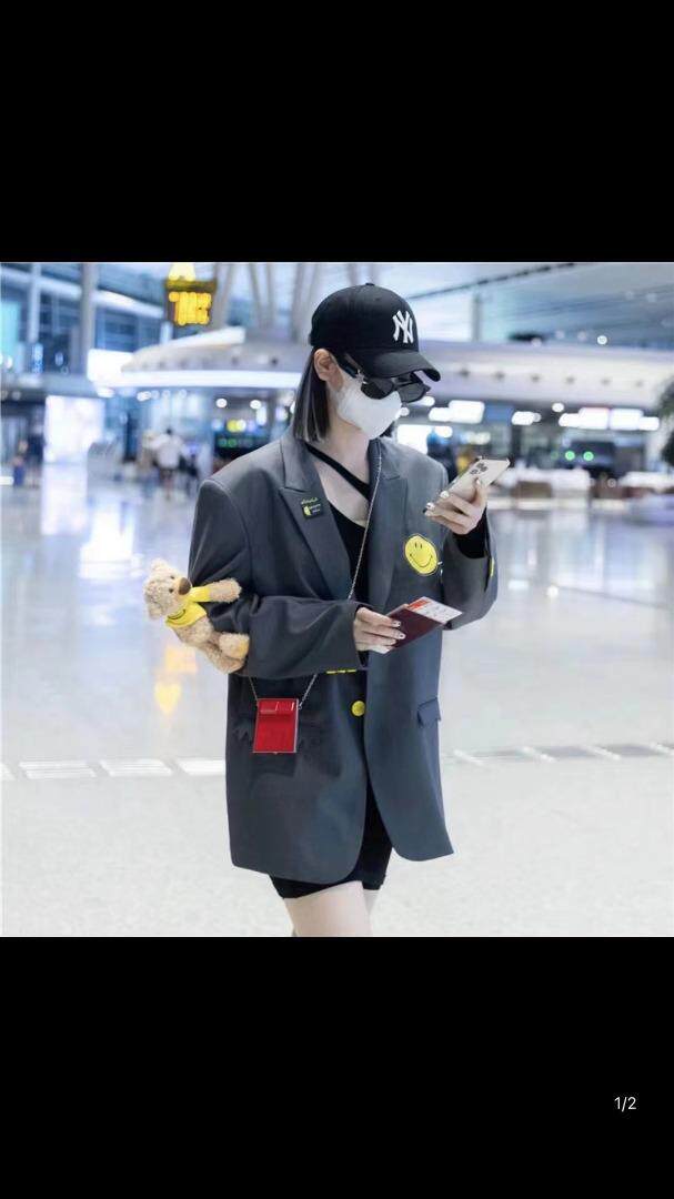 13D小熊西装外套～黑色，灰色，女装西装，LOVELS