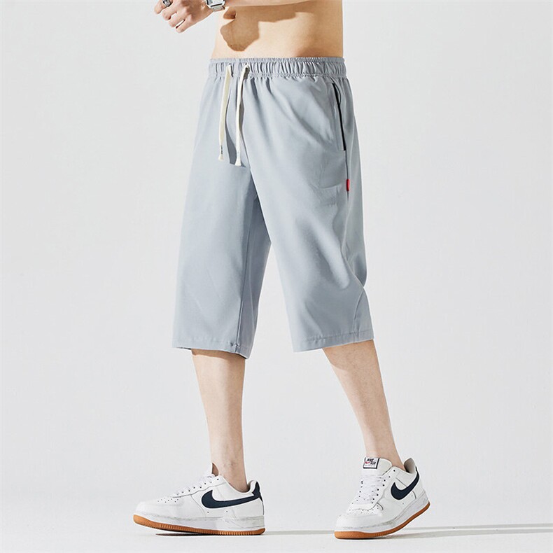 2025夏季新款男士七分裤时尚休闲马裤潮流男裤子KZ1090-P28,男装休闲裤,星座217-4