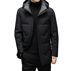 中青年男灰鸭绒羽绒服2023冬季新款加厚男外套爸爸装XXH2101-P340，男装羽绒服，电商B212（原钱塘6029）