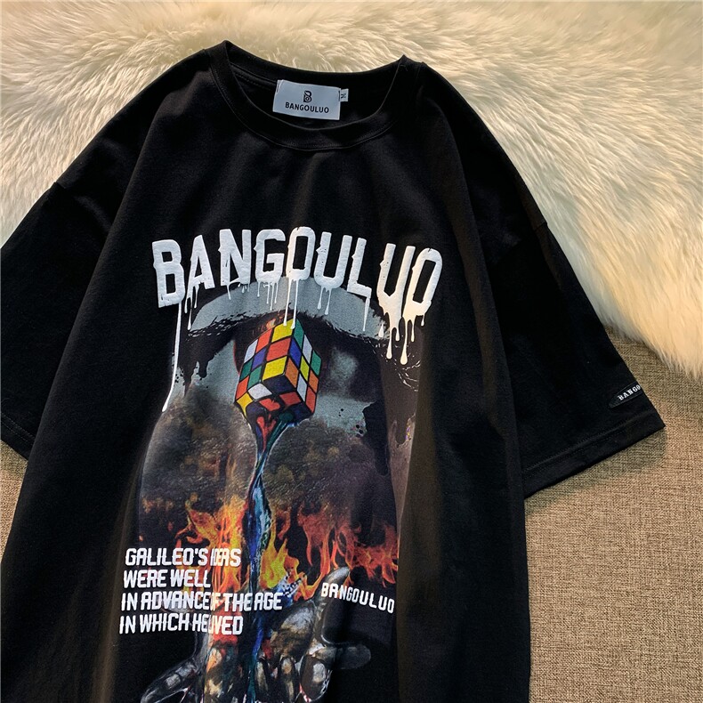 休闲男T恤印花潮流短袖百搭2023夏季新款DS-B299-5067批45控69,男装T恤,电商A061-1