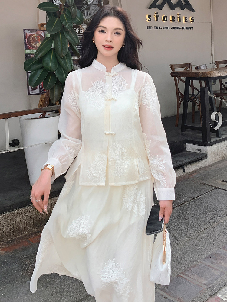9917新中式套装批155控228,女装套装/套裙,浙宝305