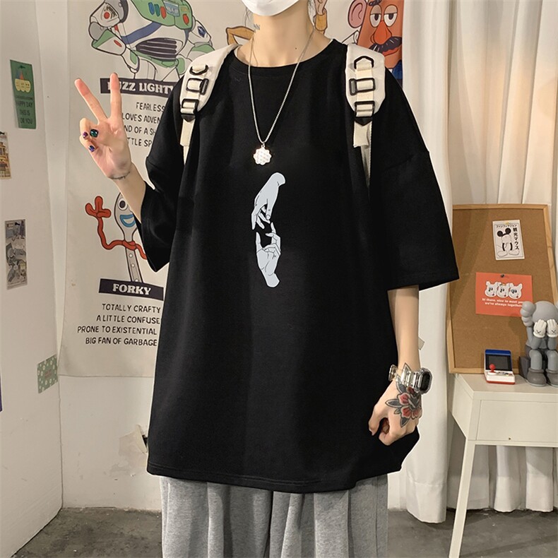 DX17147-P20纯短袖t恤男大码半袖打底衫宽松体恤衫港风,男装T恤,电商A040