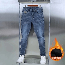 1506-1/KA1851加绒/P53冬季加绒加厚高端潮牌牛仔裤男士百搭修身，男装牛仔裤，星座1506-1