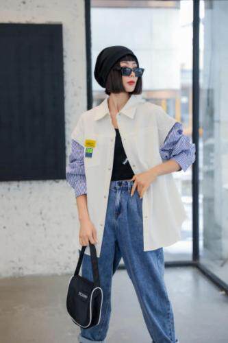 秋款衬衫，女装衬衫，品炫姿