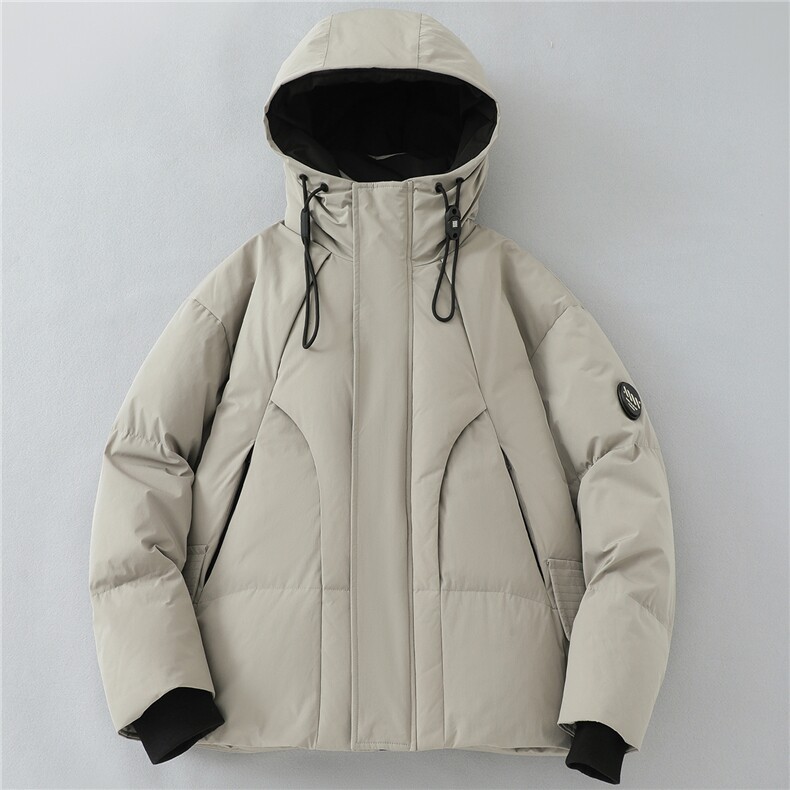 北方极寒潮牌男士羽绒服冬季2025新款加厚大码宽松感短款加厚外套，男装羽绒服，电商A234