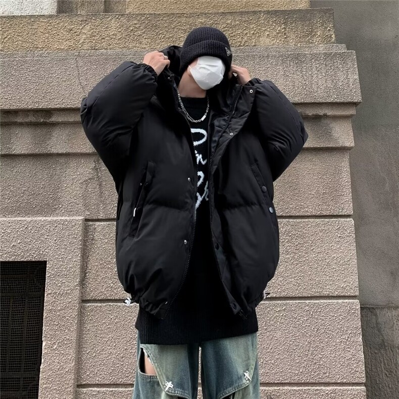 冬季加厚连帽冲锋衣棉服男女潮牌美式夹棉情侣防风FM925-P88,男装棉衣,星座1109-3