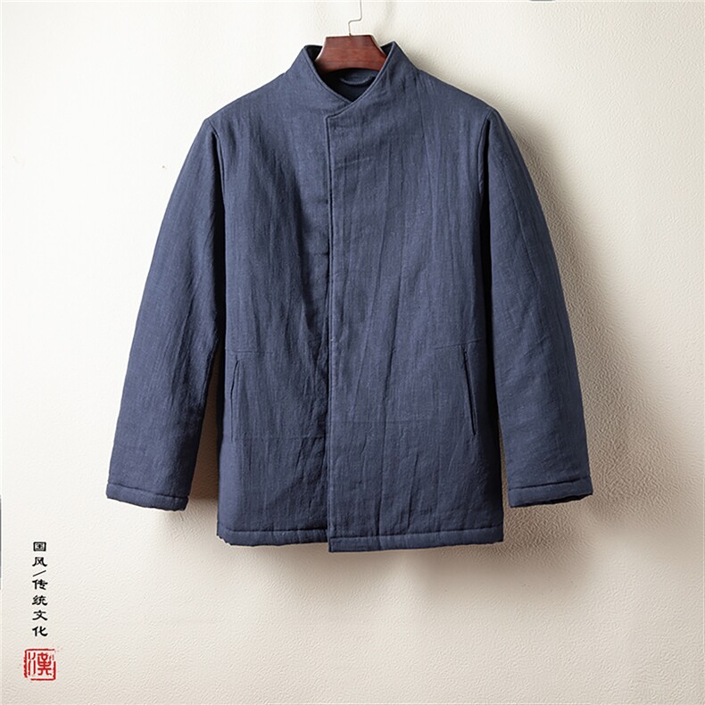 秋冬新款风男装汉服领男士棉衣HM13P130,男装棉衣,钱塘802