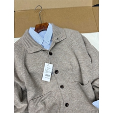 高品舒芙蕾针织开衫高领毛衣毛衫绵羊毛宽松上衣男女A1085-P85，男装针织衫/毛衣，星座1505