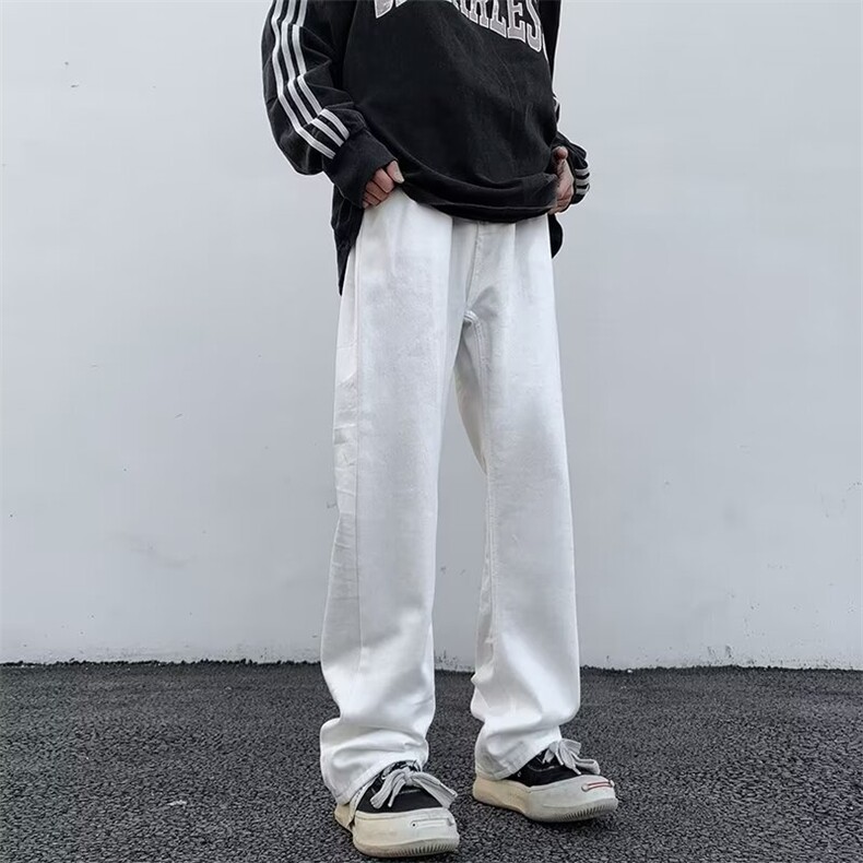 高街牛仔裤男韩版潮流直筒裤子帅2024春季新款ins长裤RK1480-P41,男装牛仔裤,星座412-2