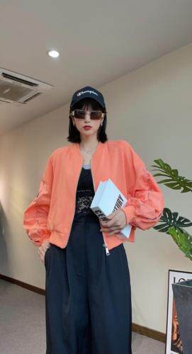 网红风笑脸棒球服外套，时尚减龄图片