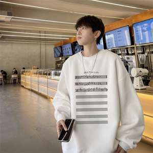 ！圆领卫衣男装港风长袖t恤男外套男 WY505-特P23图片