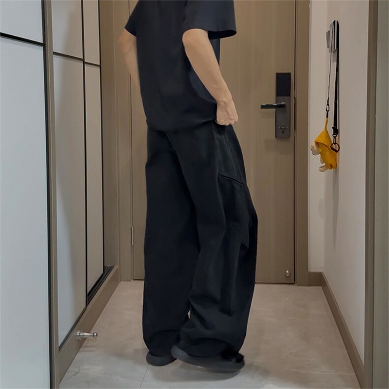 [网图]春季新款休闲裤美式复古中腰卫裤宽松男 C62188-TP4588图片
