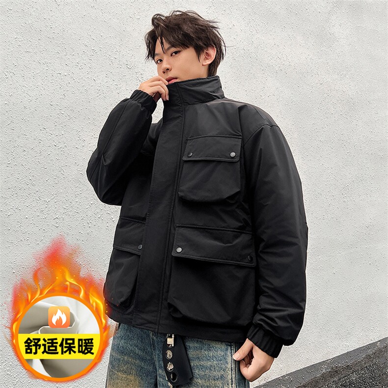 美式新款秋冬多口袋户外机能休闲棉衣外套A436-W990-P95138,男装棉衣,电商A436