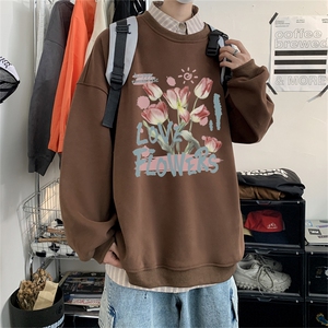 特P25控48秋冬新款男士圆领卫衣宽松休闲日常百搭上衣WQ2432图片