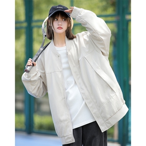 新款飞行夹克男美式复古棒球服外套高街潮牌CYJK9269 P-75控价109图片