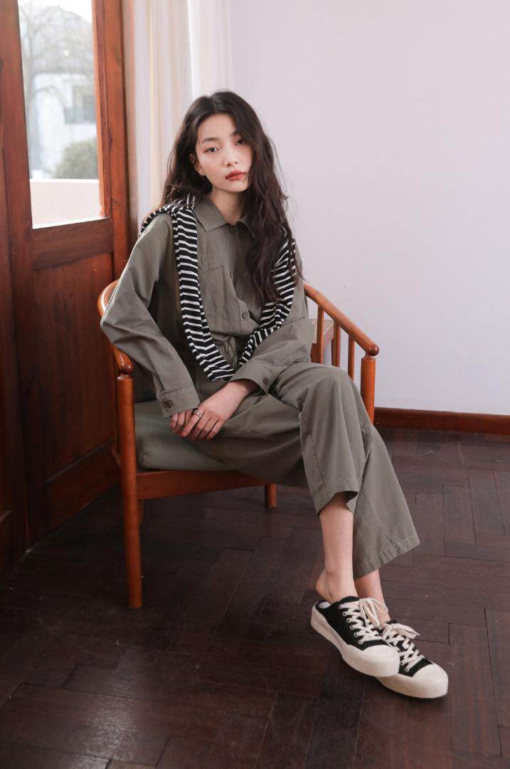 工装连体裤，女装连体裤，艺塑家