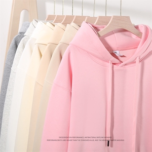 xcy-681#320克大秋季重磅高品质盐系连帽卫衣情侣装图片