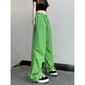 B221 多巴胺美式街头hiphop休闲情侣彩色速干裤 LK23119-P55 控78图片
