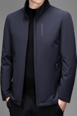 CKE1613钱塘2020-2商务休闲冬季厚款立领纯色中年男士羽绒服P340，男装羽绒服，钱塘207-2