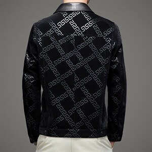 秋冬新款皮衣男士绵羊皮外套男中青年休闲皮夹克MSNA322-19-P660，男装皮衣，电商B212（原钱塘6029）