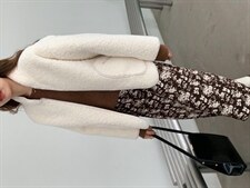 现货冬季皮毛一体外套简单温柔百搭，其它，Y-AN SHANG